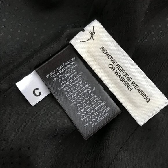 Ann Taylor Open Front Black Bolero Blazer Size 2 - Picture 5 of 5